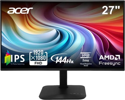 Acer - KA272 P6bi 27IPS LED Full HD AMD FreeSync Monitor - Up to 144Hz, 1ms...