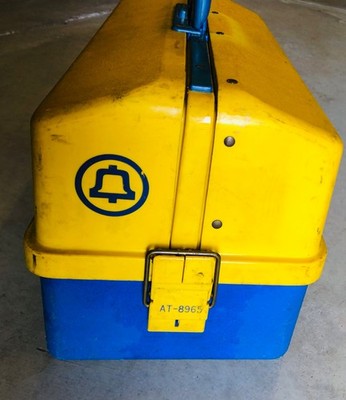 Vintage Bell System Telephone Repairman Toolbox Tool Box AT-8965