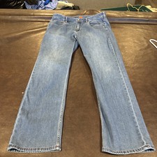 Tommy Bahama Jeans Mens 38x32 Blue Straight Stretch Free Ship