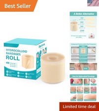 Hydrocolloid Wound Care Roll 16ft Flexible Waterproof Patches for Healing