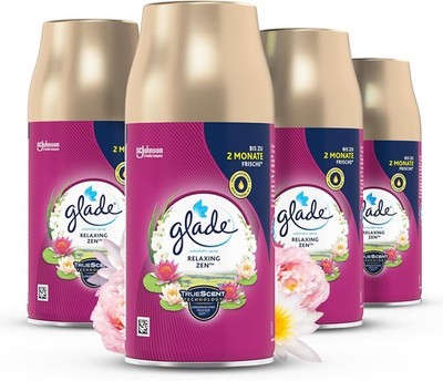 Glade Automatic Spray Nachfüller Relaxing Zen, 269 ml 4er Pack