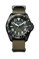 Citizen Promaster BJ7155-05X Eco-Drive Sapphire Stainless Steel Nylon Green 200M