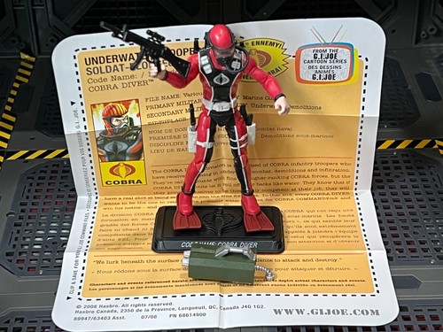 G.I. Joe 25th Anniversary Underwater Trooper Cobra Diver 2008