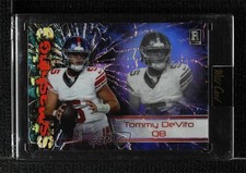 2023 Alumination Rookie Card Edition Blue Rainbow Foil 1/10 Tommy DeVito RC v9t. rookie card picture