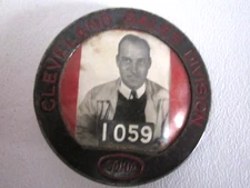 1920's Cleveland Ohio Sohio Oil Company Employee 1059 photo ID Badge/pin