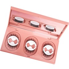  3 Pairs Self Adhesive Reusable Eyelashes Strips Fake Natural Clusters