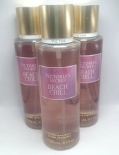 VICTORIA'S SECRET BEACH CHILL BODY MIST 8.4 FL OZ 3 PIECES 