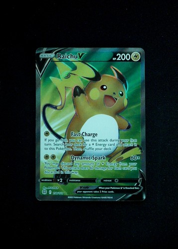 Raichu V (Full Art) Pokemon SWSH09: Brilliant Stars BRS #158/172 Holo