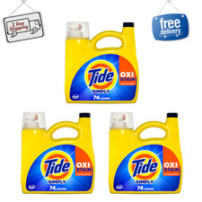 3 Pack Tide Simply Oxi Boost Ultra Stain Release Liquid Laundry Detergent, 105oz 0.11 per gallon