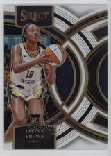 2024 Panini Select WNBA Premier Level White Prizm 99/99 Jaelyn Brown #181 1jb0