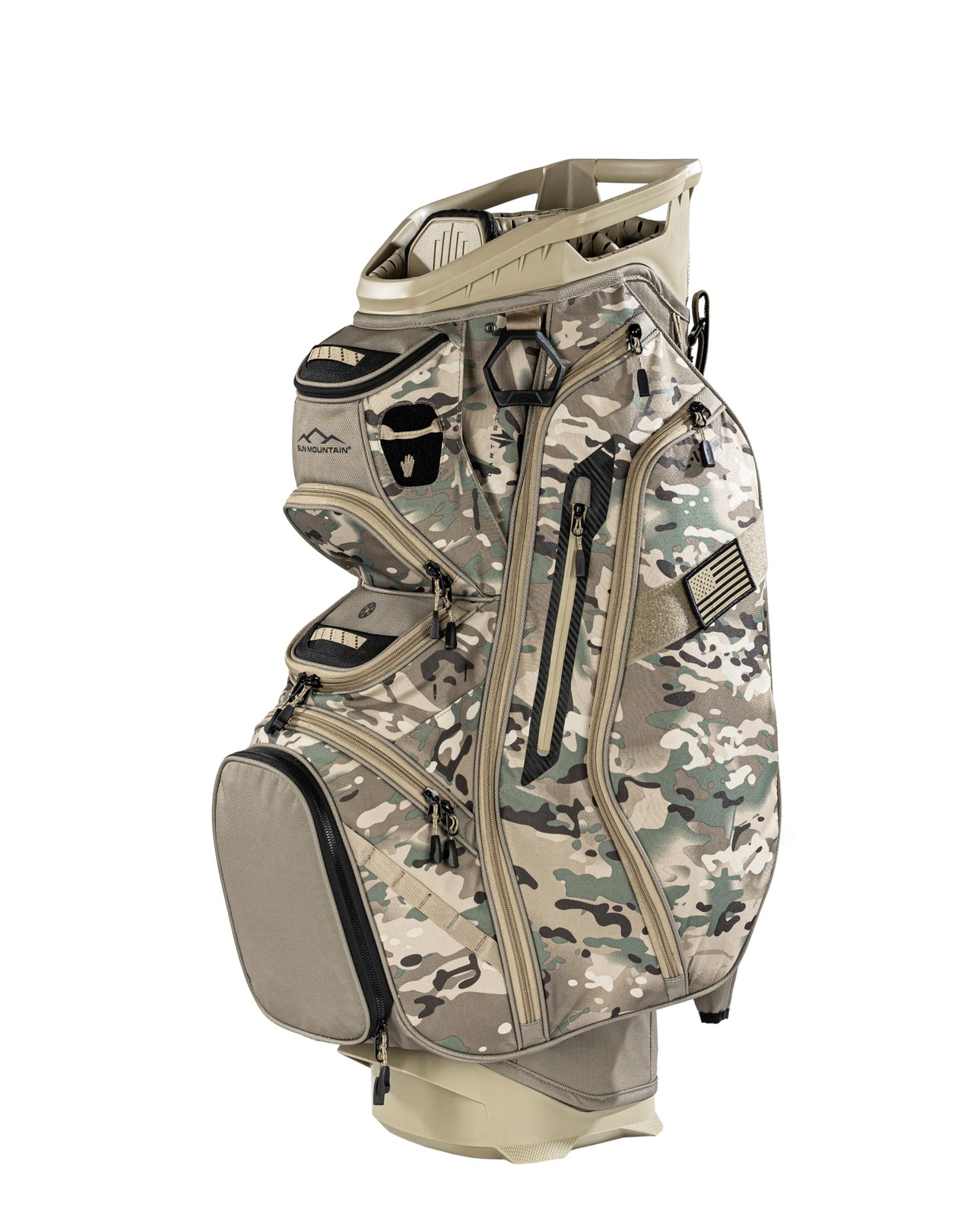 Sun Mountain C-130 Sand Camo Cart Golf Bag