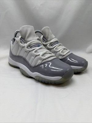 Nike Jordan 11 Retro Low Cement Grey GS 528896-140 Grade School Size 6Y