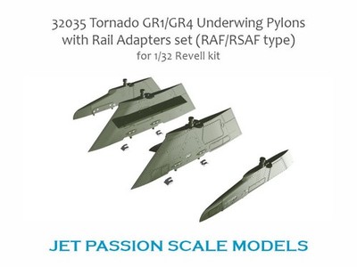 1/32 Tornado GR1/GR4 Underwing Pylons w/Railadapters Set for Revell kits