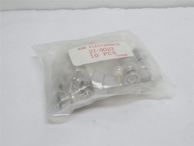 229196 New-No Box; Aim Electronics 27-9022 Lot-10; RF / Coaxial Connectors