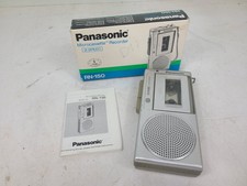 Vintage Panasonic Recorder Model No. RN-150 Microcassette Silver TESTED 