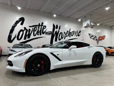2017 Chevrolet Corvette Coupe 3F9, J6F, Jake, Stripes, Auto, Black Rims!