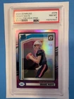 DRAKE MAYE - 2024 DONRUSS OPTIC PREVIEW PINK RATED ROOKIE RC #379 PSA 8