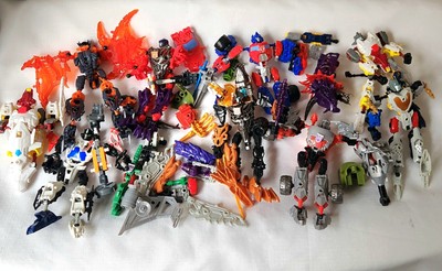 Transformers Hasbro Construct Bots Huge Lot for Parts Repair Fodde Optimus Prime