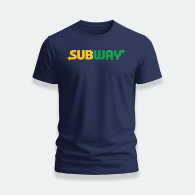 Subway Food Restaurant Logo funny T-Shirt Size S-5XL Made in USA