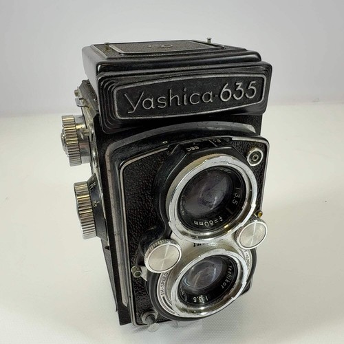 Yashica 635 fotocamera pellicola 35MM LEGGI non testata - Foto 9 di 10