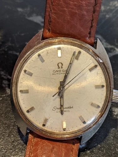 FOR PARTS OR REPAIR Vintage Omega  Automatic Seamaster Cosmic Watch Running