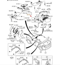 Retroviseur intérieur Mazda CX-7