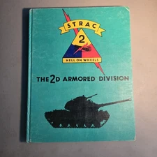 1961 US Army 2nd Armored Division Yearbook Hell on Wheels Military History