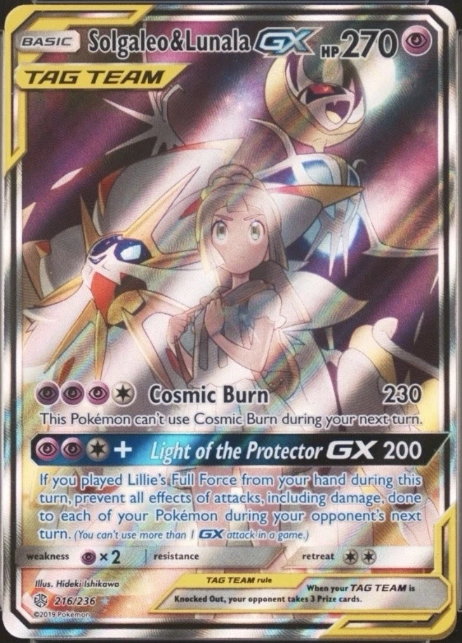 Solgaleo & Lunala GX 216/236 Sm-Cosmic Eclipse for sale | eBay