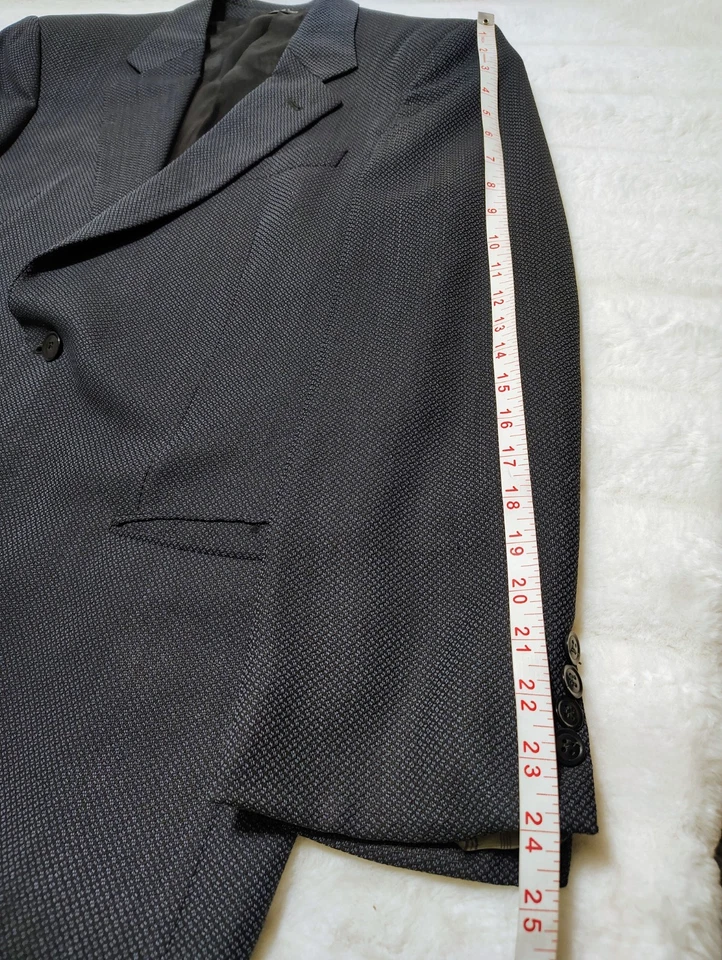 Chaqueta Blazer Abrigo Deportivo 100% Lana Giorgio Armani Collezioni 42 R Hecha en Italia Foto 4 de 4
