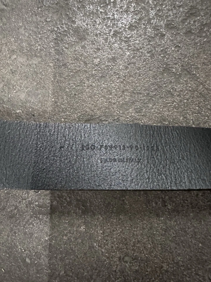 Saint Laurent Motorcycle Belt Nero Black Leather 90 $540 - Image 4 of 4