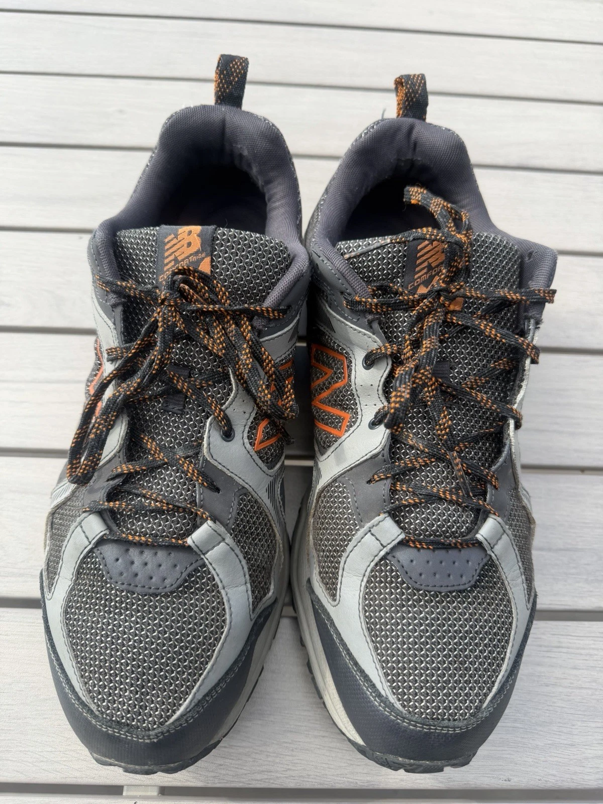 New Balance 481v3 Cushioning All Terrain Trail Running Shoes-Grey/Orange Size 14