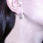 Sterling Silver Greek Design Earrings $189.00 NEW PRICE — photo 4