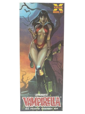 X-Plus Model Kit 20619 1:8 Vampirella with Base & Tombstone Plastic Model Kit
