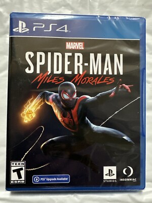 New Marvels Spiderman Miles Morales For PS4 (Sony PlayStation 4, 2020)