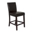 sunset trading kemper 24" parson barstool in espresso | set of 2
