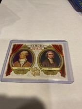 2022 Topps Allen & Ginter Famous rivals #FR-1 Alexander Hamilton Aaron Burr