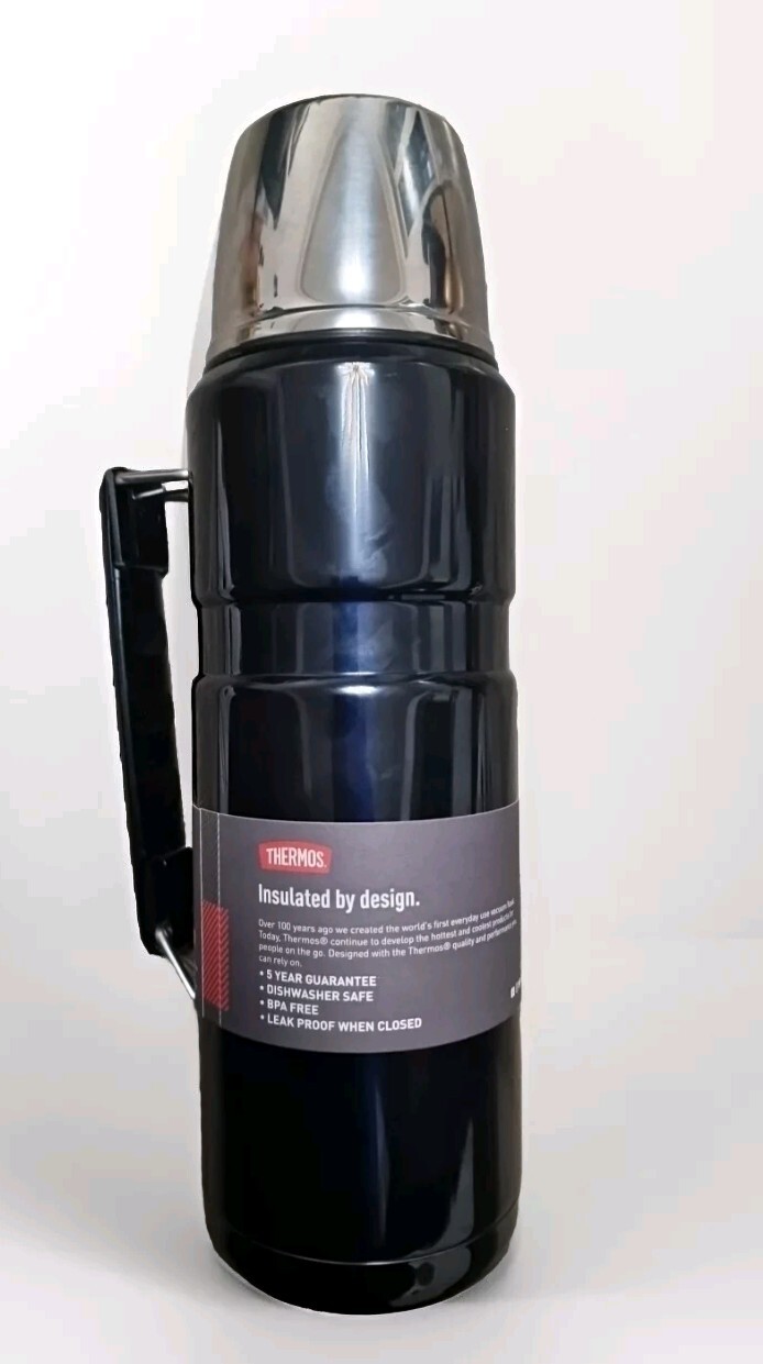 Stainless King Midnight Blue Travel Flask (1.2L) Premium Leak Proof - Image 2
