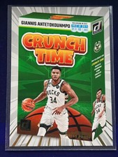 2023-24 Panini Donruss Giannis Antetokounmpo Crunch Time Press Proof Gold SP #15