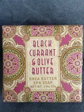 GREENWICH BAY TRADING CO BLACK CURRANT & OLIVE BUTTER SHEA BUTTER SOAP 1.9 OZ