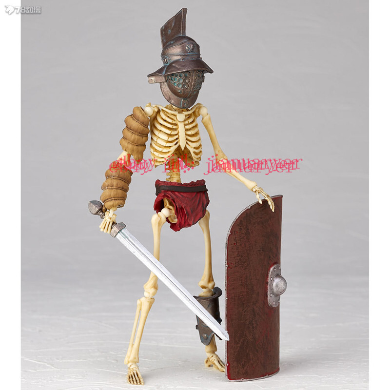 Perfect Kaiyodo Toy Kt-030 Skeleton Gladiator Mirmilione