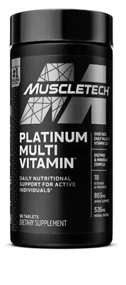 MuscleTech Essential Series Platinum Multi Vitamine 90 Kapseln Multivitamine.