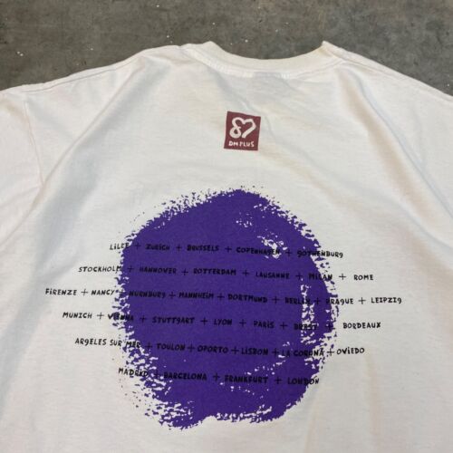 RARO DE COLECCIÓN Depeche Mode '93 euros Devotional Tour Banda T EE. UU. DOP New Wave Synth Pop - Imagen 3 de 6