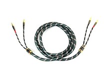 Musicline Lautsprecherkabel - Top Hifi - 2 x 3 Meter - OFC Kabel - Gold Bananas