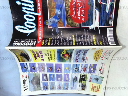 MAGAZINE LOOPING N°48, DÉCEMBRE97/JANVIER 98 + PLAN ENCARTÉ " LE GLASAIR" - Picture 3 of 20
