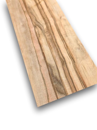 Placage Bois Noyer Satiné (Red Gum) - Feuille 140x15 Cm - Neuf