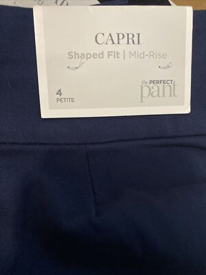 Capri Bleu Clair Christopher Et Banks – Taille 4 En Coton Blend, Style Années 90