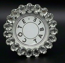 Portafoto Cornice  Rotondo Strass Argento Cote Table *6718