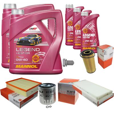 MAHLE Inspektionspaket 11 L MANNOL Legend+Ester 0W-40 für Mercedes Sprinter 4-T