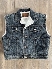 vintage 80s denim vest