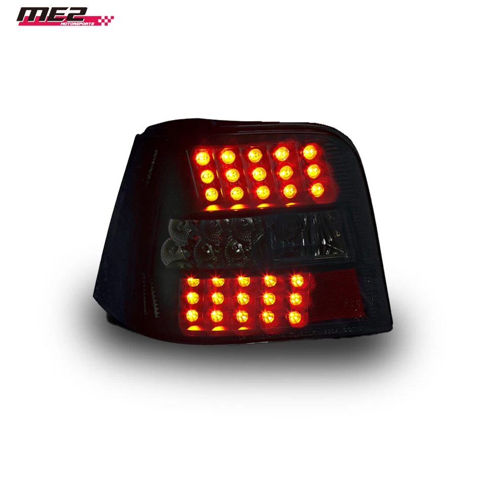 For VW Volkswagen Golf IV/GTI LED 99-04 Tail Lights Smoke Rear Brake Lamp Pair Foto 2 de 4